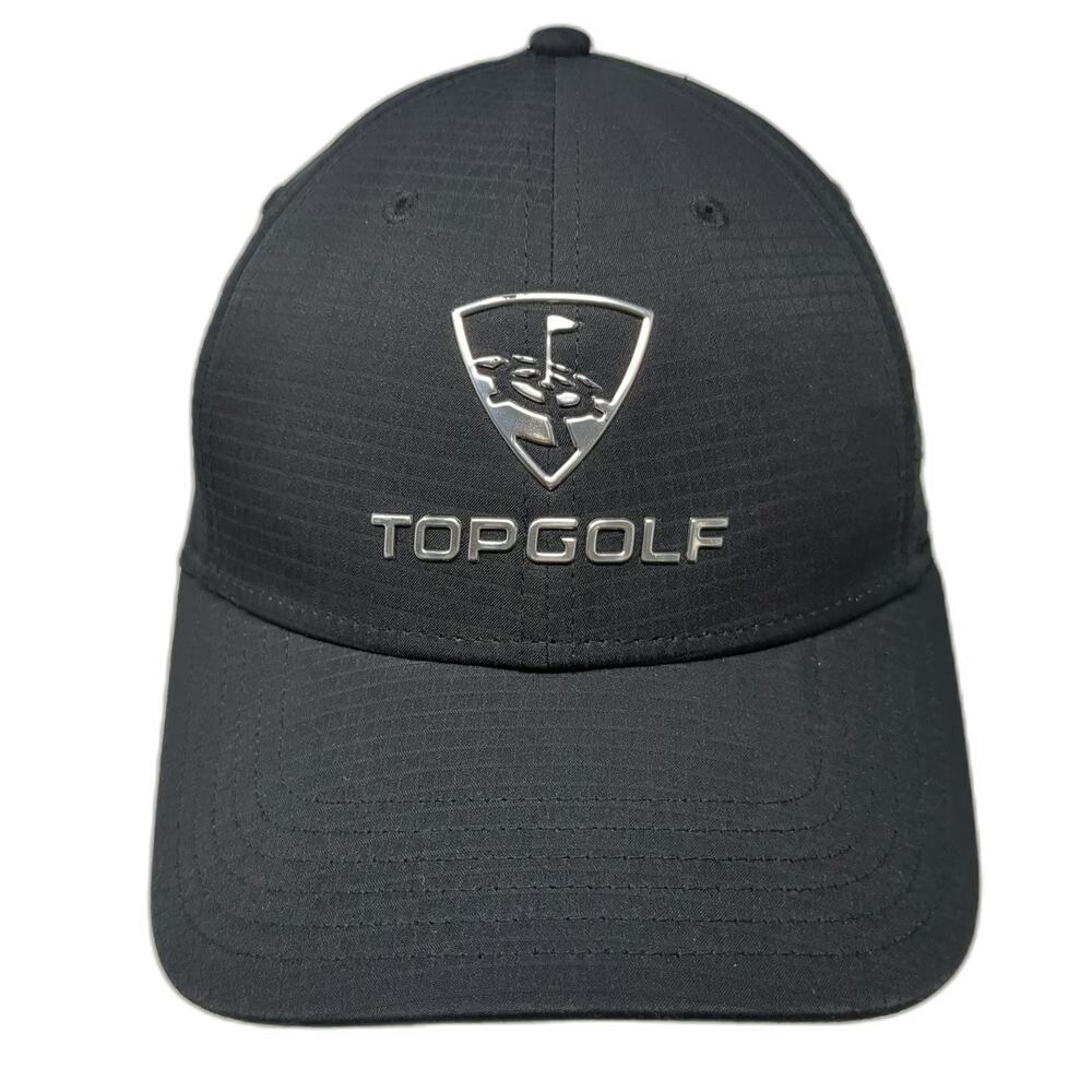 Callaway Baseball Cap Black One Size Topgolf Logo Polyester Strapback Golf Hat